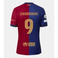 Stroje piłkarskie Barcelona Robert Lewandowski #9 Koszulka Podstawowej 2024-25 Krótki Rękaw